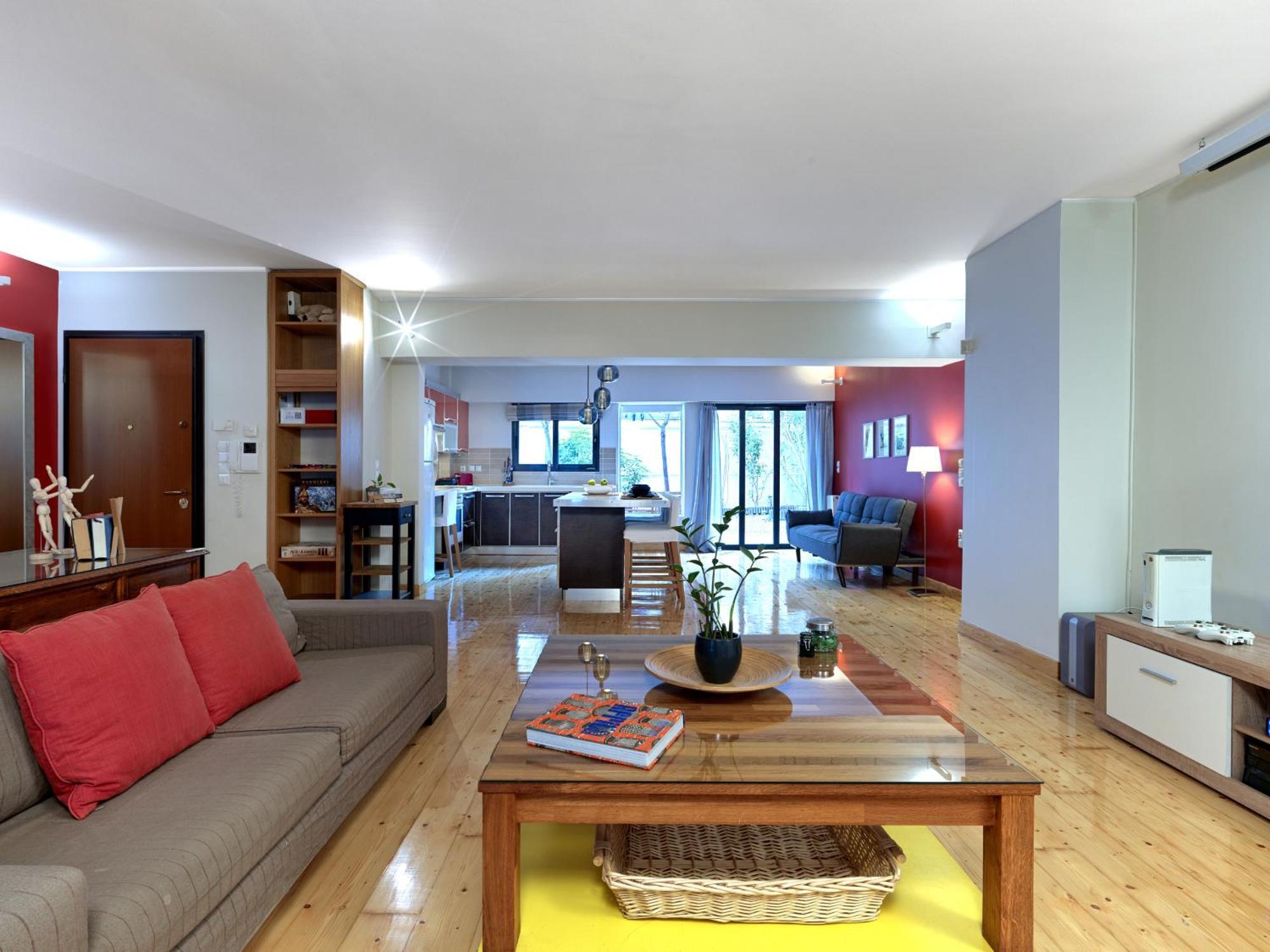 אתונה Koukaki Garden Escape Child Friendly Apartment מראה חיצוני תמונה